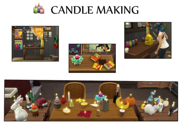 Candle Making - best sims 4 mods