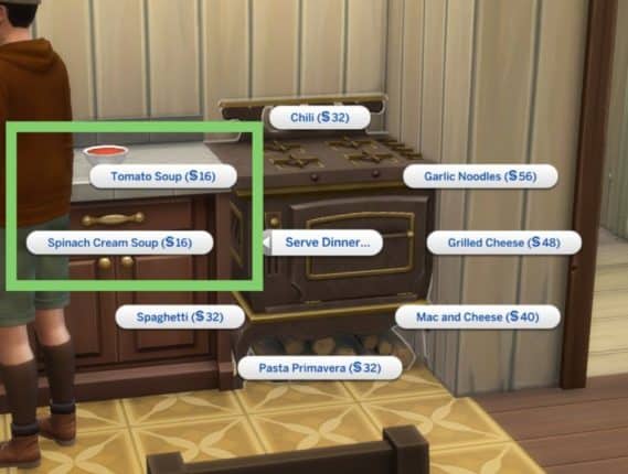 Custom Food Interactions - best sims 4 mods