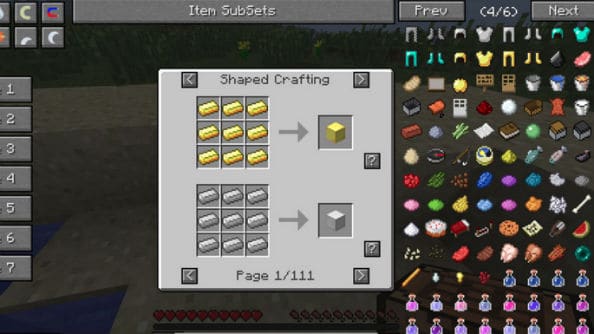 minecraft mod not enough items