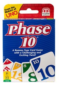 Juego de cartas de la fase 10