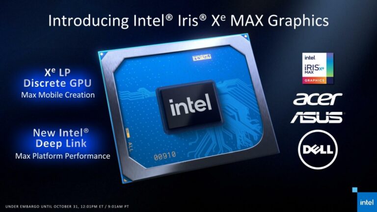 GPU discreta Intel Iris Xe MAX: lo que necesita saber