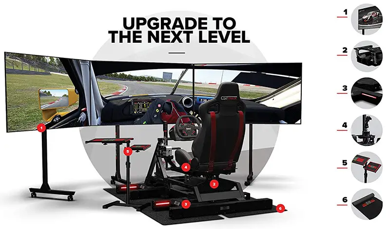 Revisión de la cabina del simulador de Next Level Racing Gttrack