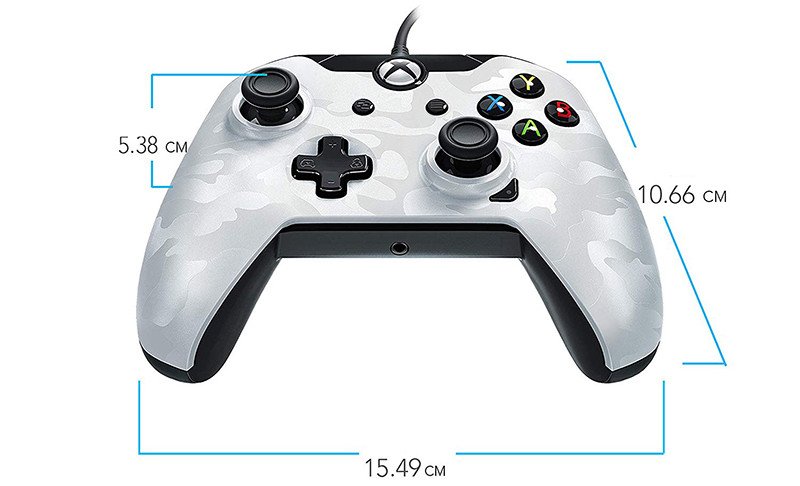 Controlador con cable para Xbox One-SX-PC - Camo White
