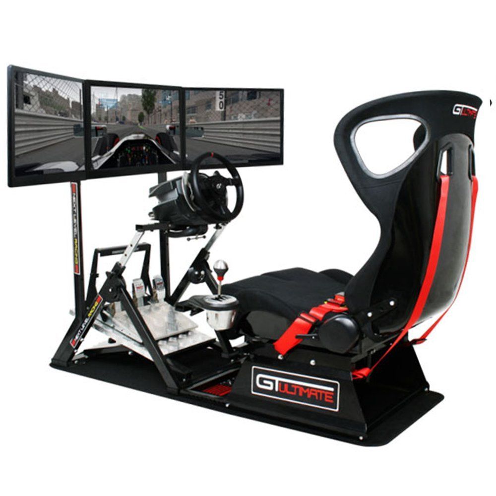 NEXT LEVEL RACING GTUltimate V2 - Cabina de simulación de carreras / PC y consolas