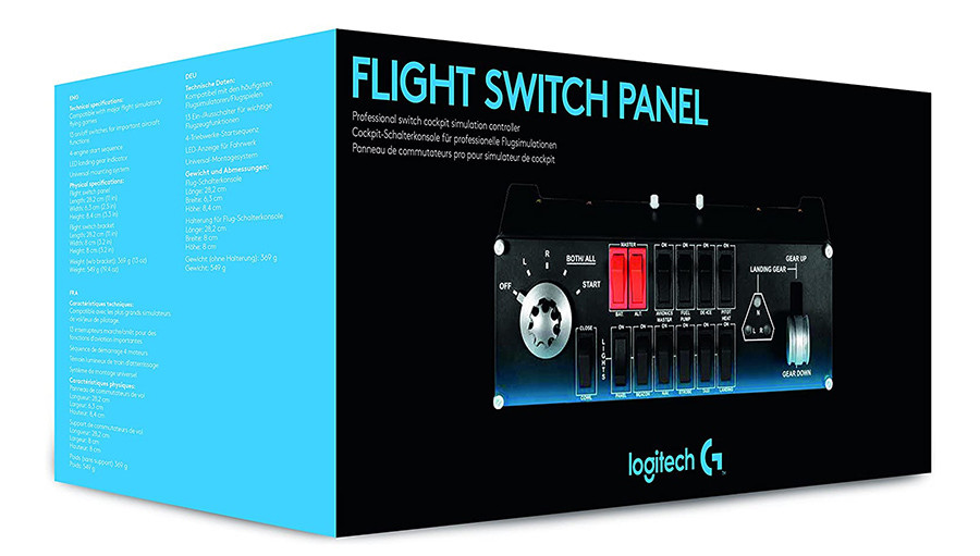 Revisión del panel de interruptores de vuelo Logitech G Saitek Pro
