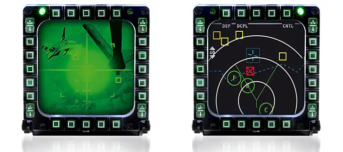 ThrustMaster MFD Cougar - Paquete de 2 paneles de cabina USB multifuncionales - imágenes