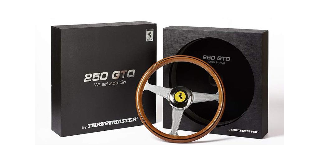 Thrustmaster Ferrari 250 GTO Wheel Add-On - Réplica 8-10 del icónico volante Ferrari 250 GTO para PC