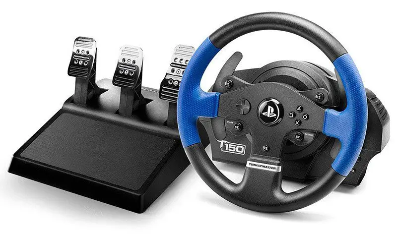 Thrustmaster T150 Pro Force Feedback - PRO Racing Wheel para PS4 PS3 PC compatible con 3 pedales