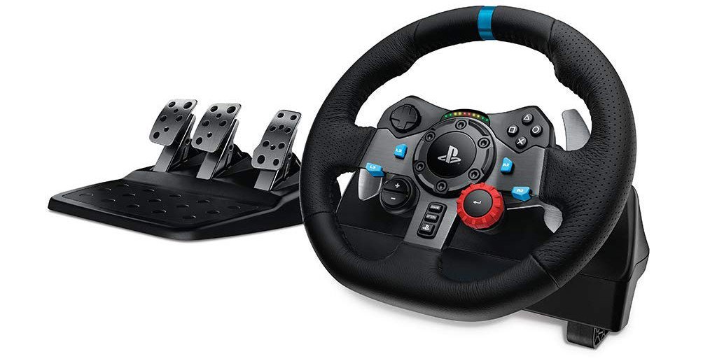 Volante de carreras Logitech Driving Force G29 para PS4, PS3 y PC + Pedales